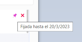 Indicador de publicación fijada